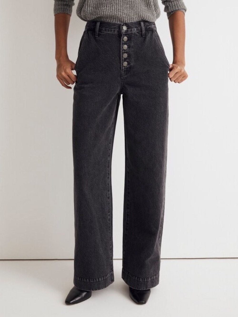Madewell Superwide-Leg Jeans Size 32